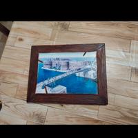 Quadro in legno con immagine Taranto 