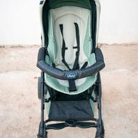 Elegante SET Chicco tre pezzi colore verde