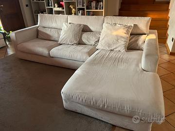 Divano poltrone sofà con penisola