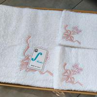 set asciugamani bagno 