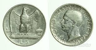 5 LIRE ACQUILOTTO ARGENTO