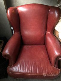 Poltrona in cuoio