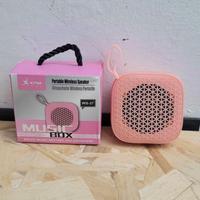 Mini Cassa bluetooth rosa