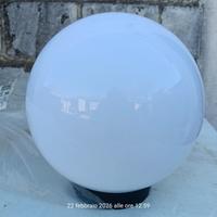 lampade giardino a sfera
