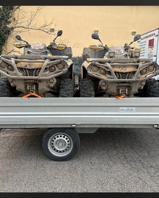 Rimorchio leggero revisionato portata 460 kg