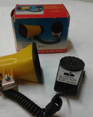 Altoparlante con microfono gioco anni 80