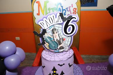 Torta compleanno Mercoledi Addams