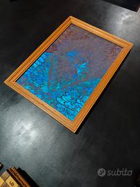 quadro con ali di farfalla 