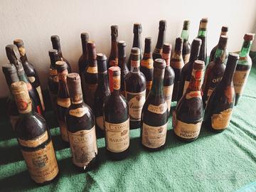 Super Lotto 30 Bottiglie Vino Vintage d'Epoca