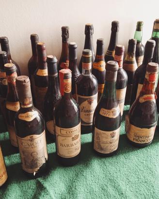 Super Lotto 30 Bottiglie Vino Vintage d'Epoca