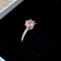 Anello Pandora con Solitario Rosa Scintillante 52