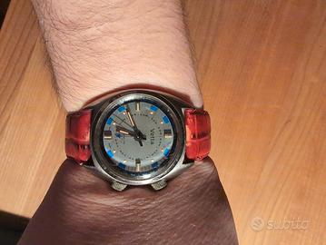 Orologio anni 70 vetta con sveglia 