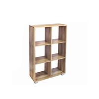 Libreria a Caselle Kubo Legno Rovere Grigio Bianco