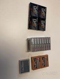 15 Cassette nuove vergini dat 34 min-60-94 min