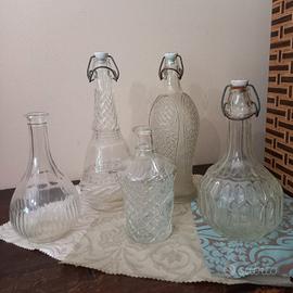 set bottiglie vintage