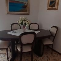 Tavolo e 6 sedie stile inglese