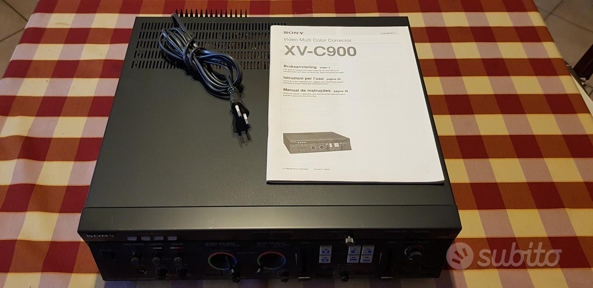 SONY video multi color corrector XV-C900 - Audio/Video In vendita
