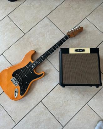 Chitarra Elettrica MOOER GTRS+AMPLIFICATORE CM15R