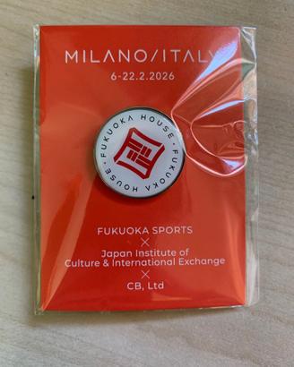 Pin Olimpiadi Milano Cortina - Fukuoka House