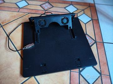 Base raffreddante per PC Hama e cuffie con mic
