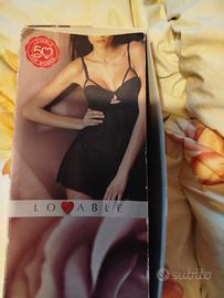 babydoll nero lovable taglia 3 nuovo