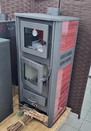 Stufa a legna 12kw con Forno Termostato NUOVE 