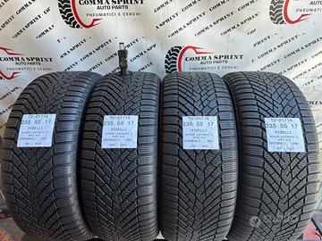 4 PNEUMATICI 235/55 R17 PIRELLI INVERNALI 80%