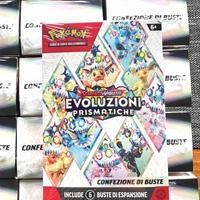 Bundle 6 bustine evoluzioni prismatiche pokemon