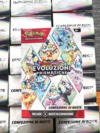 Bundle 6 bustine evoluzioni prismatiche pokemon