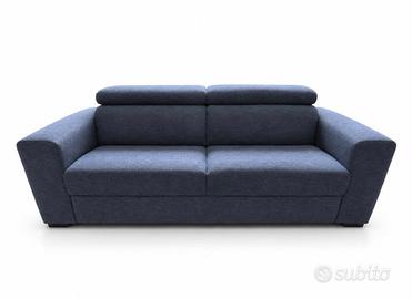 Divano 2 posti  e pouf contenitore Divani & Divani