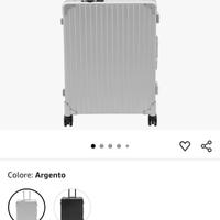 Valigetta cosmetica con rotelle NUOVA MAI USATA