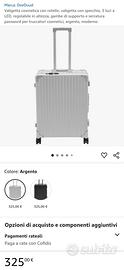 Valigetta cosmetica con rotelle NUOVA MAI USATA