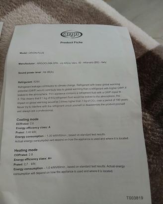 Condizionatore portatile