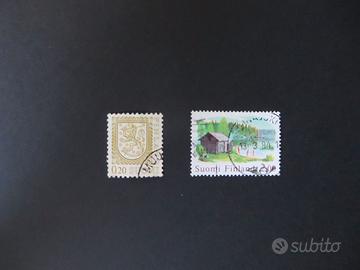 Lotto Francobolli Finlandia (Suomi) usati