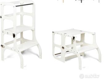 torre apprendimento montessoriana 2 in 1