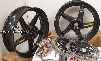 Ducati Mv Agusta cerchi carbonio e freni brembo