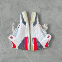 Jordan 3 fire red 2012 37.5