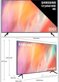 Samsung TV UE50AU7190UXZT - Smart TV 2022