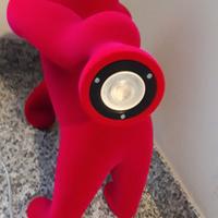 Lampada Qeeboo Kong XS Velvet Finish (FUCSIA)