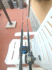 due canne da tonno nuove