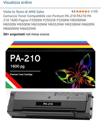 Cartuccia toner Pantum