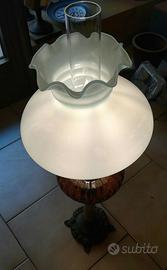 Lampada a petrolio 800 francese elettrificata