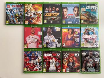Set 13 Giochi Xbox one, compatibili xbox  series x