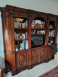 Libreria  in legno massello