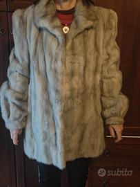 Pelliccia visone grigio sartoriale – Taglia S/M –