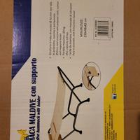 Amaca / sdraio da giardino con supporto nuova