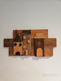 Quadro in legno fatto a mano 