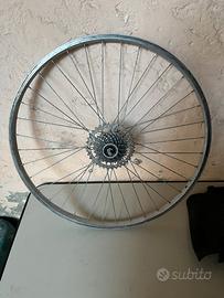 ruota posteriore bici da 26”