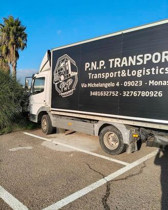 Autocarro mercedes atego con sponda idraulica