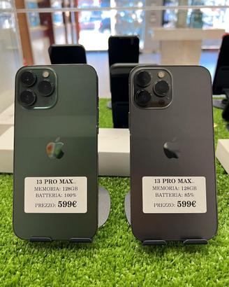 iPhone 13 Pro Max Verde 128GB 85% | Garanzia 1 ann
